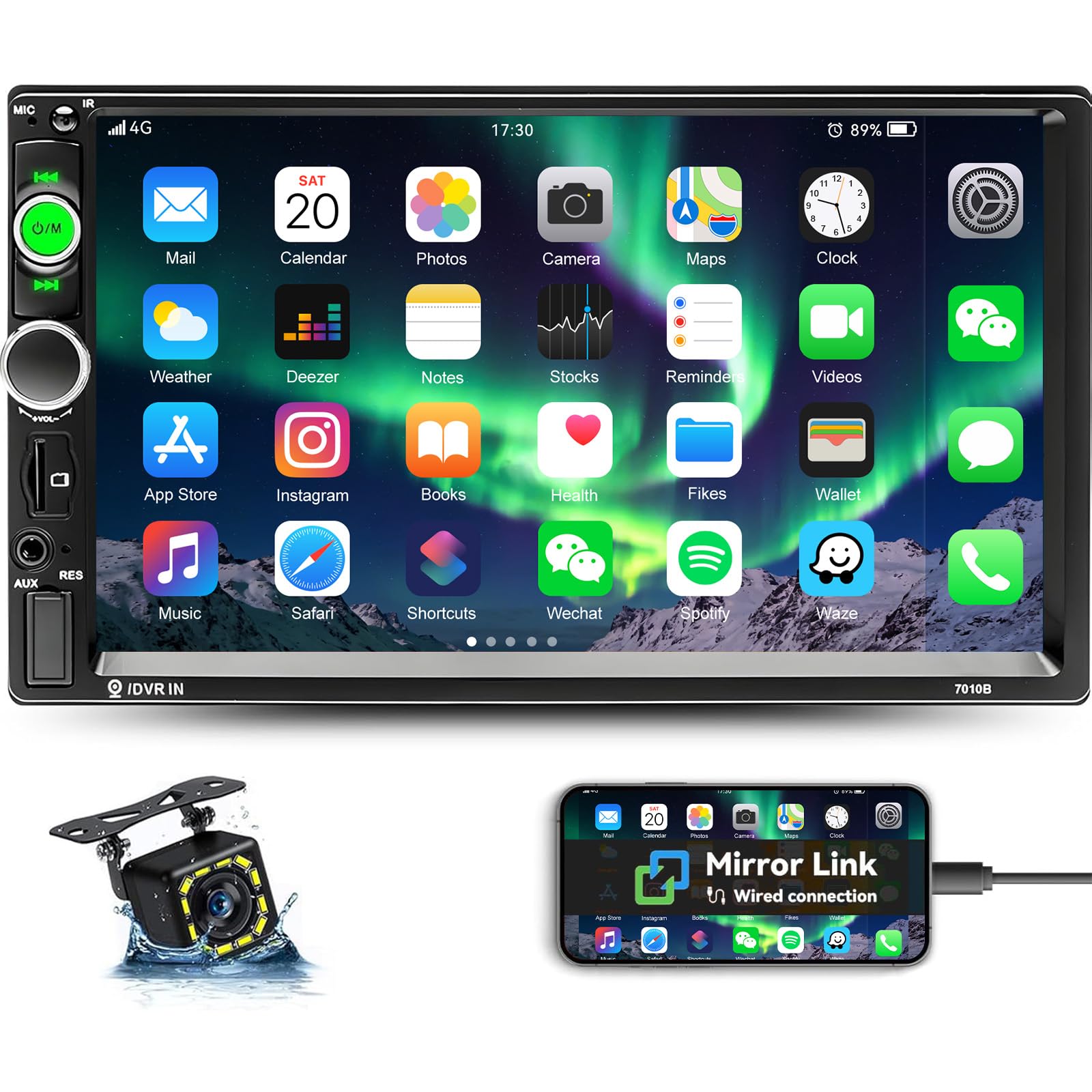 Amazon.com: Double Din Bluetooth Car Stereo 7 Inch Car MP5 Player